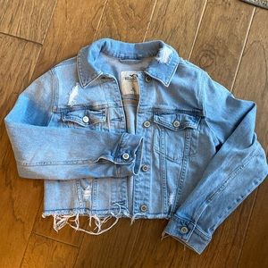 Hollister Crop Jean Jacket